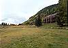 Lawn area outside main Cascade Village flagship building