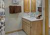 Master bath with two vanities