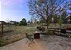 Back patio and yard