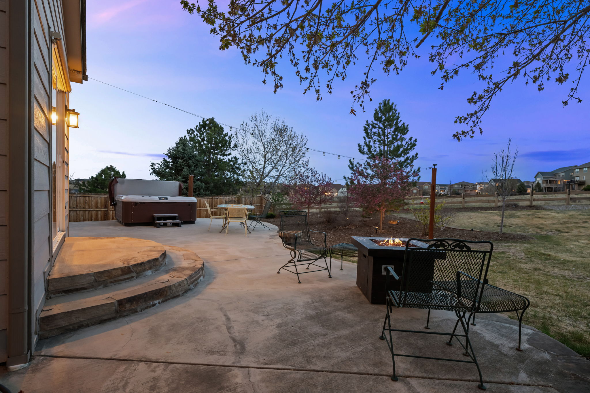 Back patio