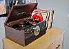 Record player in office