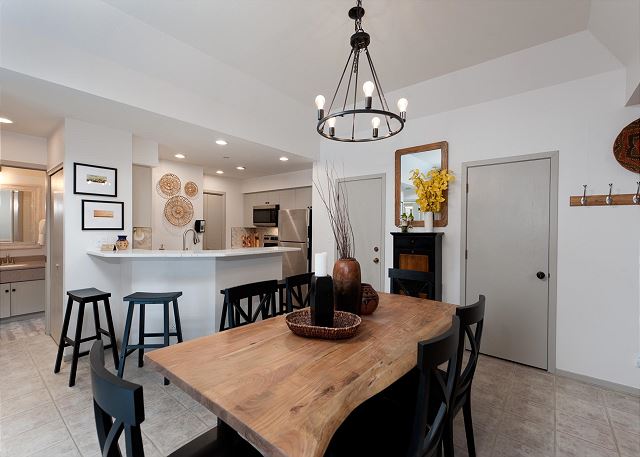 Modern Village Center Ski In/Out Condo with Slope Views 7