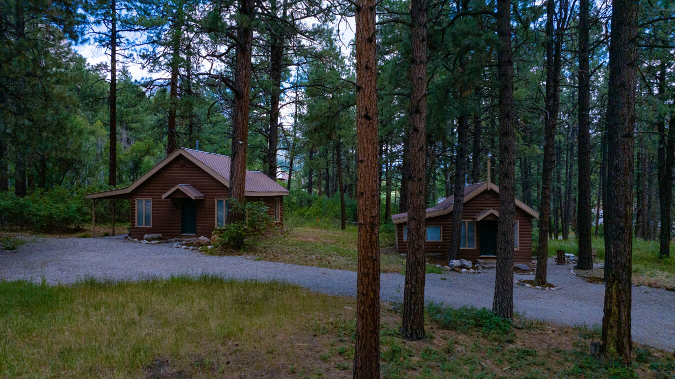 The 1 Bedroom cabin is on the left (no shared spaces)