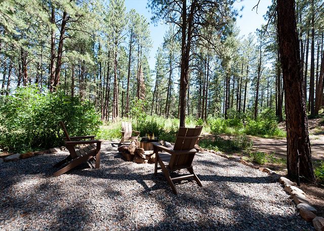 Pet Friendly Cabin on 3.5 acres between Durango and Purgatory - Fire Pit 2