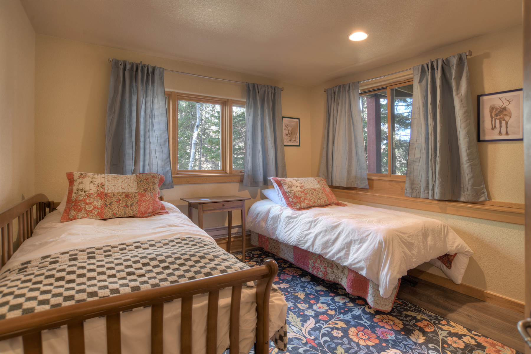 6th Bedroom - 2 Twins (Ground floor apt - access thru garage)