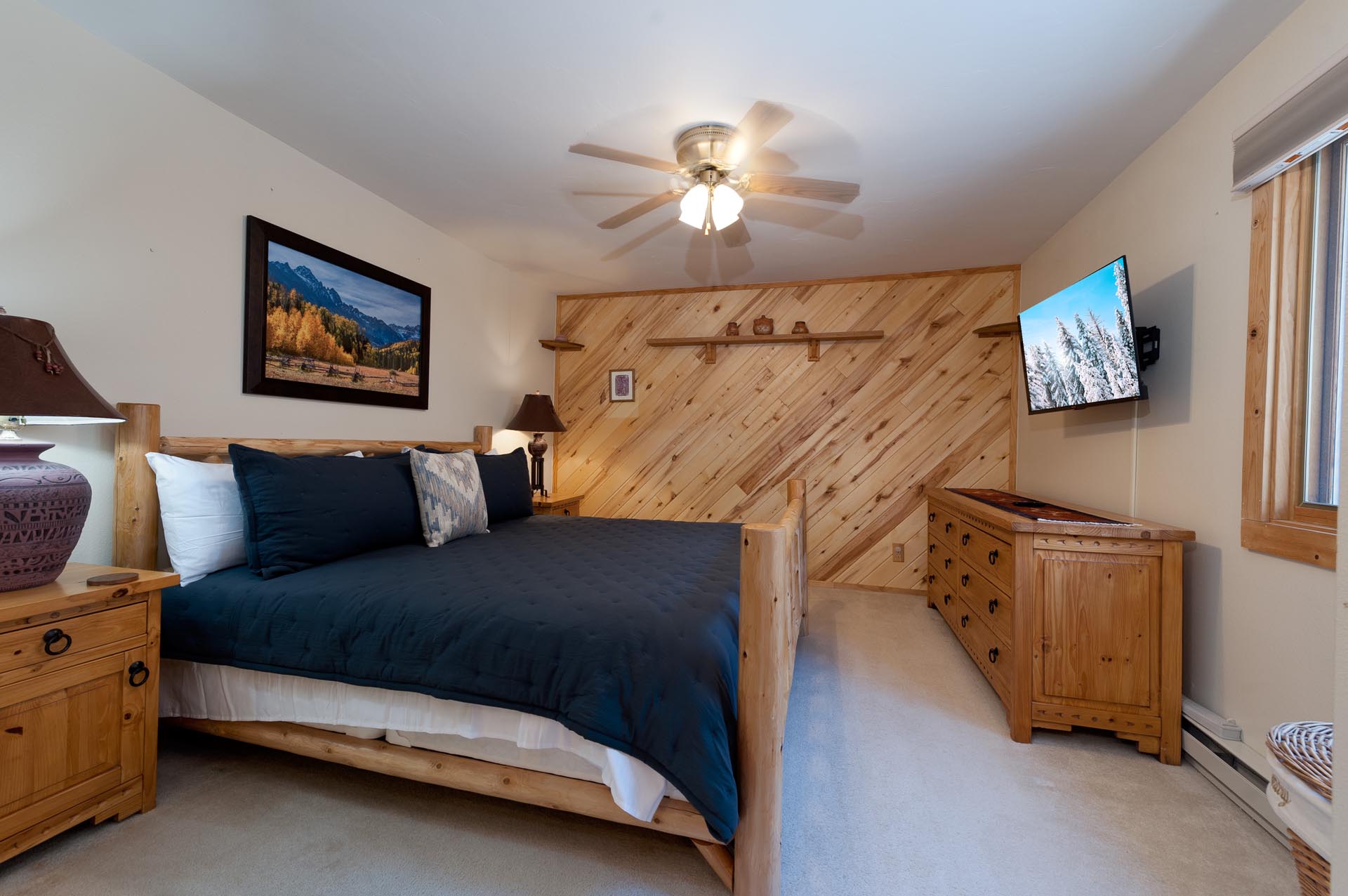 Master Bedroom - King and TV