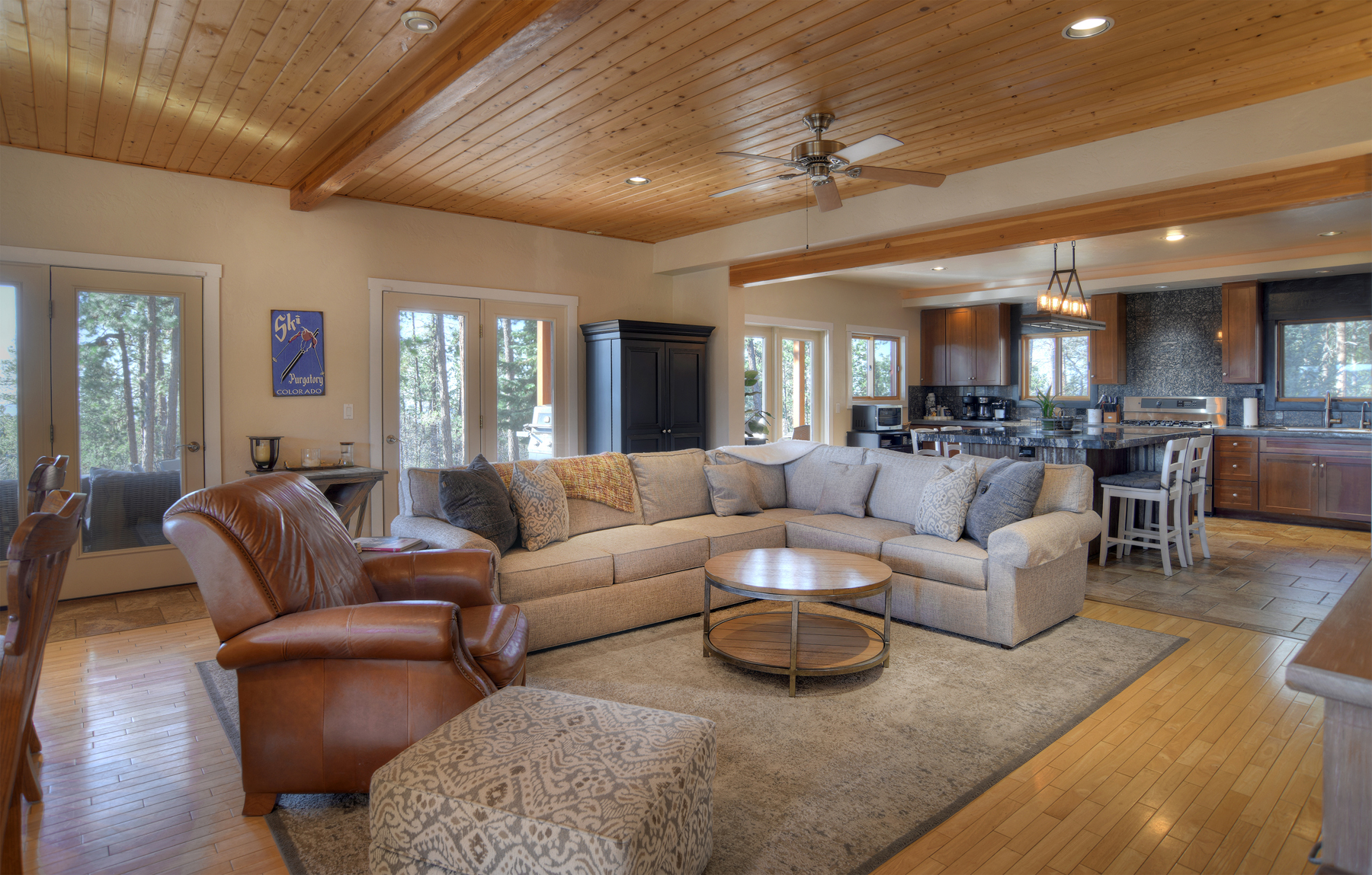 Main House - Main Living Space and fully stocked kitchen