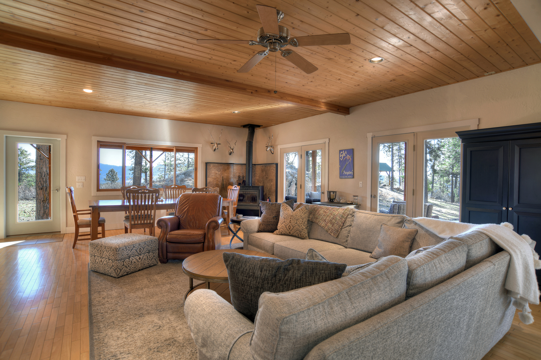 Main House - Main Living Space and fully stocked kitchen