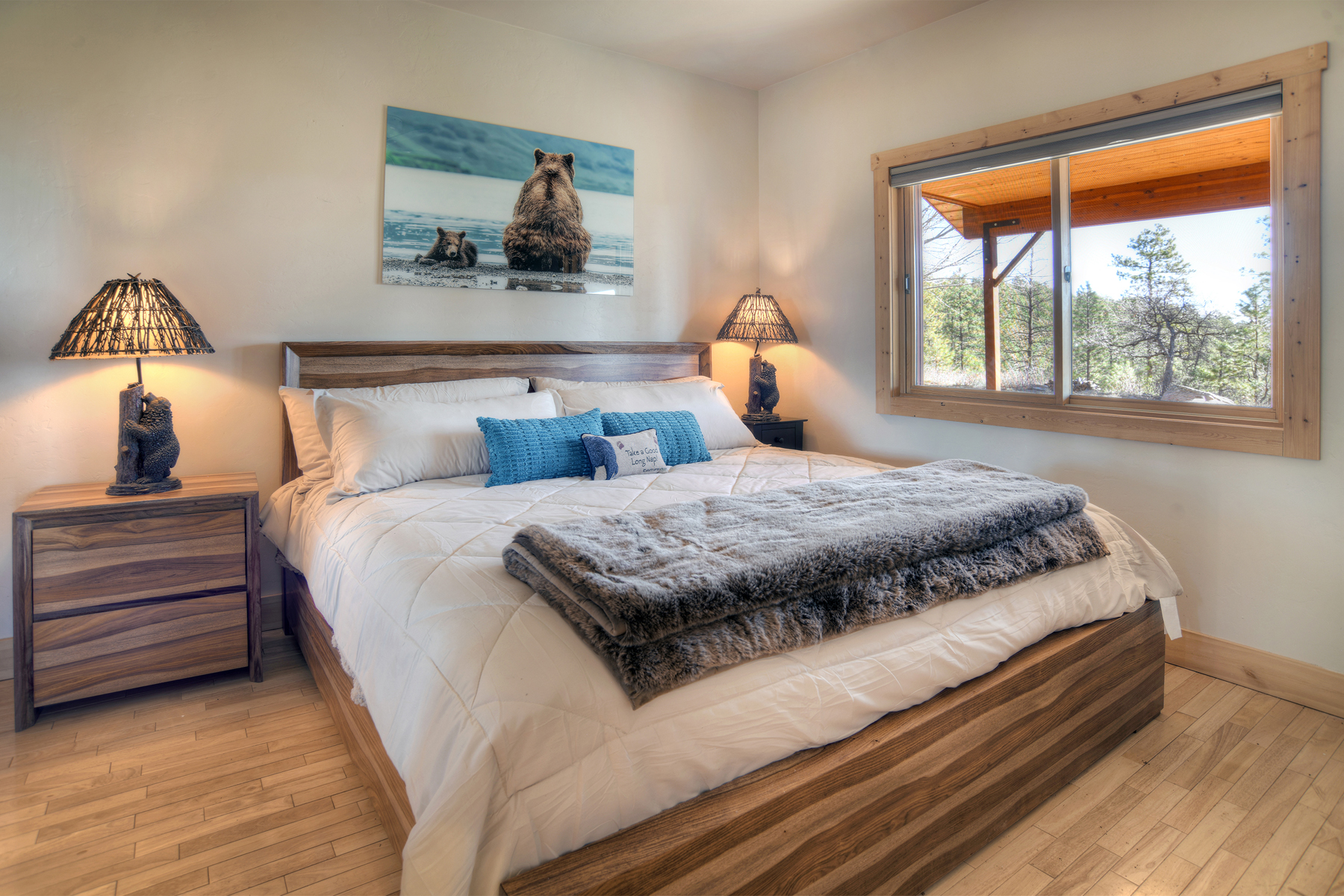 3rd Bedroom - King and TV (Main Level)