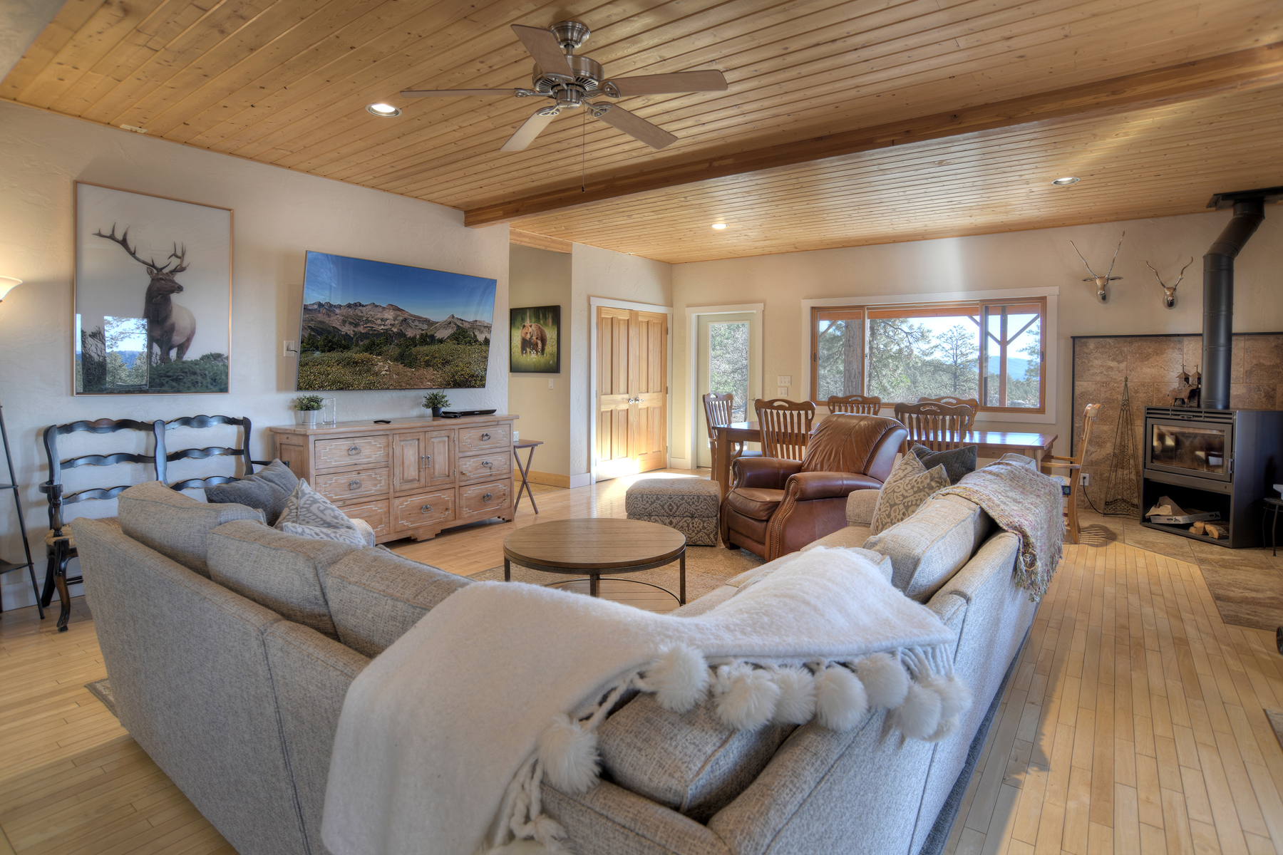 Main Living and Dining Spaces