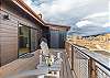 Large, Open Deck on the 2nd Floor with Seating to Enjoy the Colorado Scenery and Fresh Air