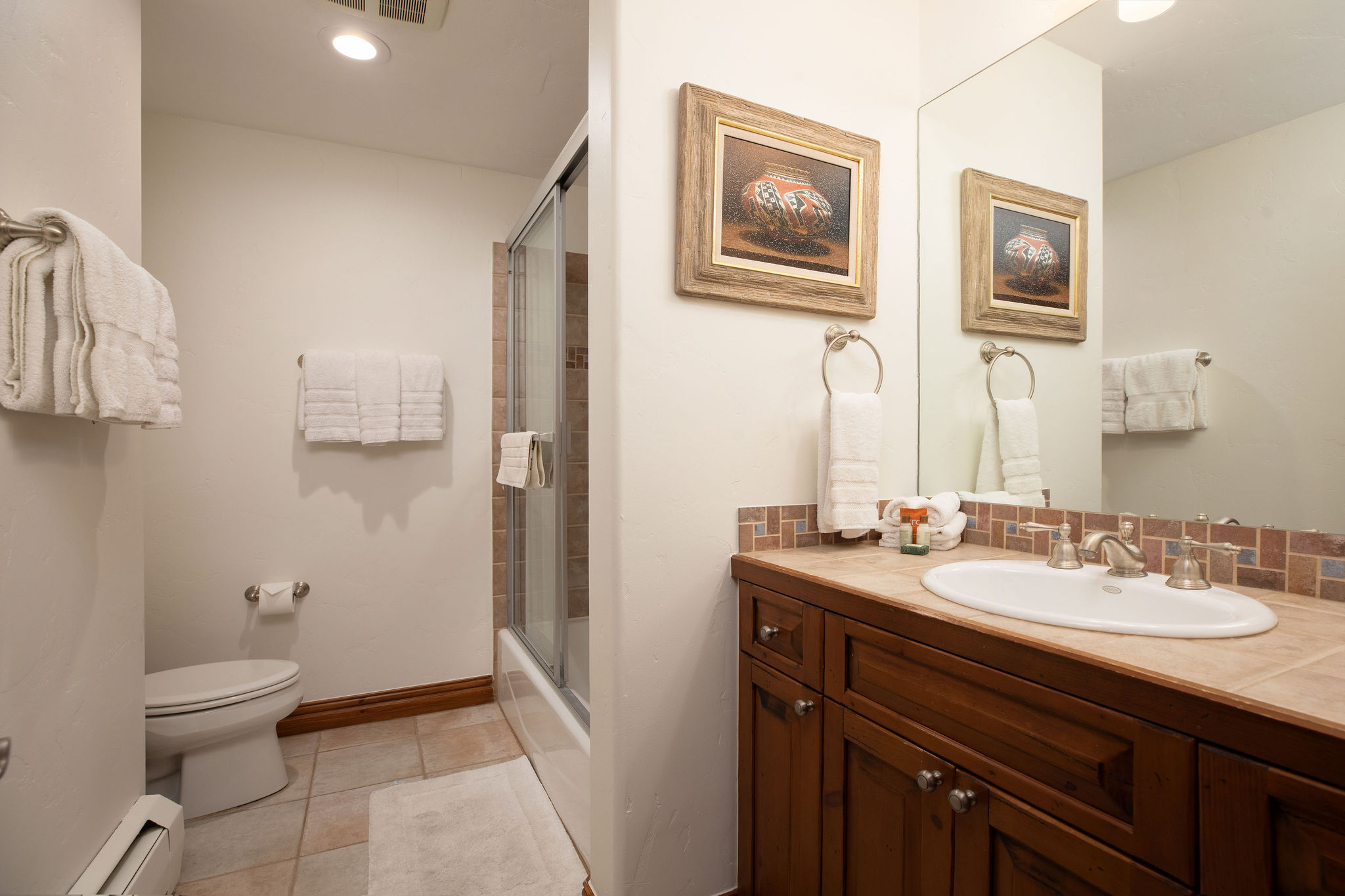 Full bathroom #3 with combination tub/shower.
