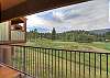 Views of the golf course from the deck.