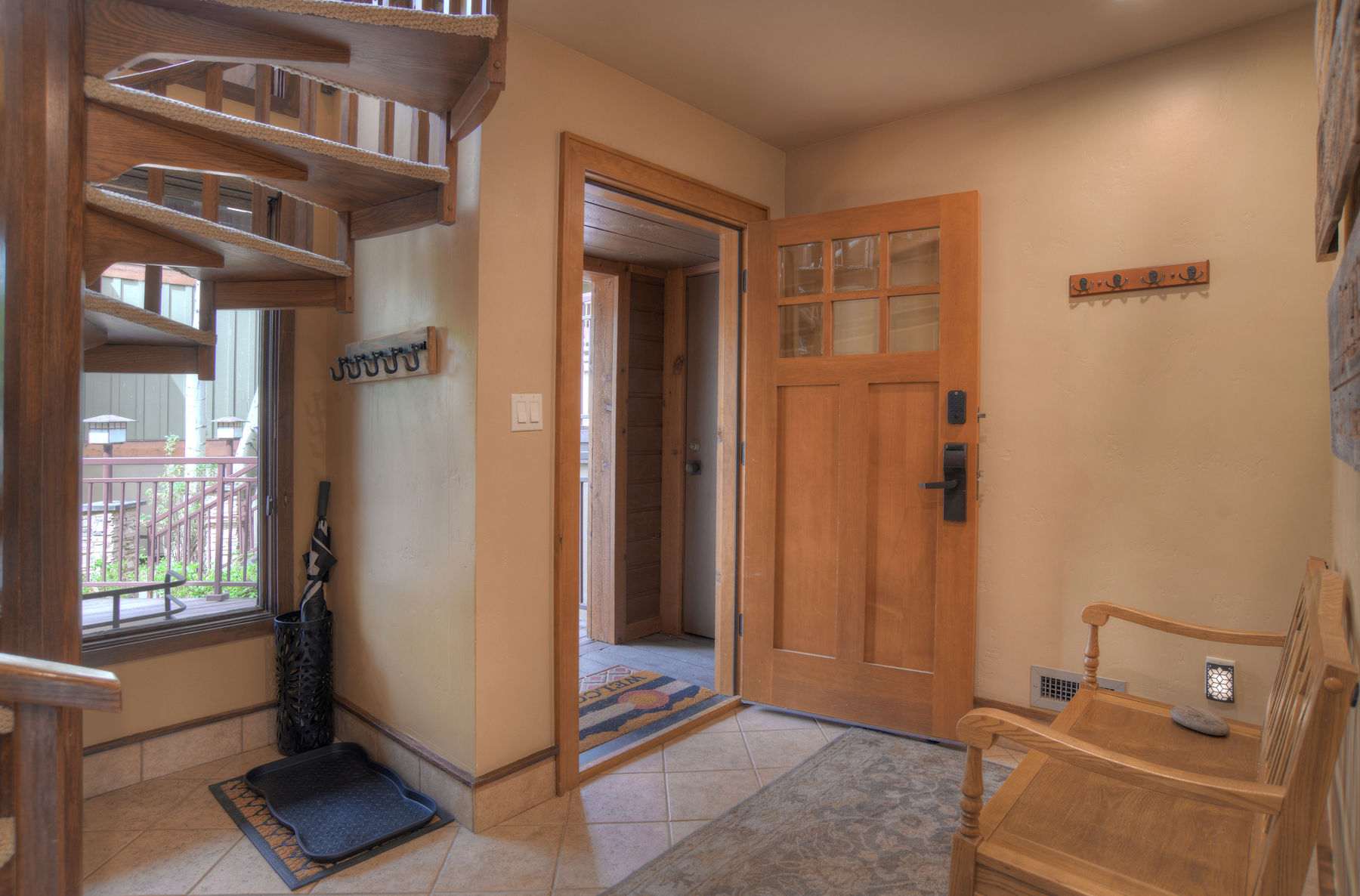 Entry way to home. 