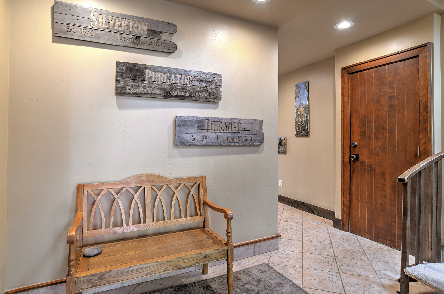 Entry way to home.