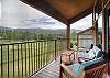 Views of the golf course from the deck.