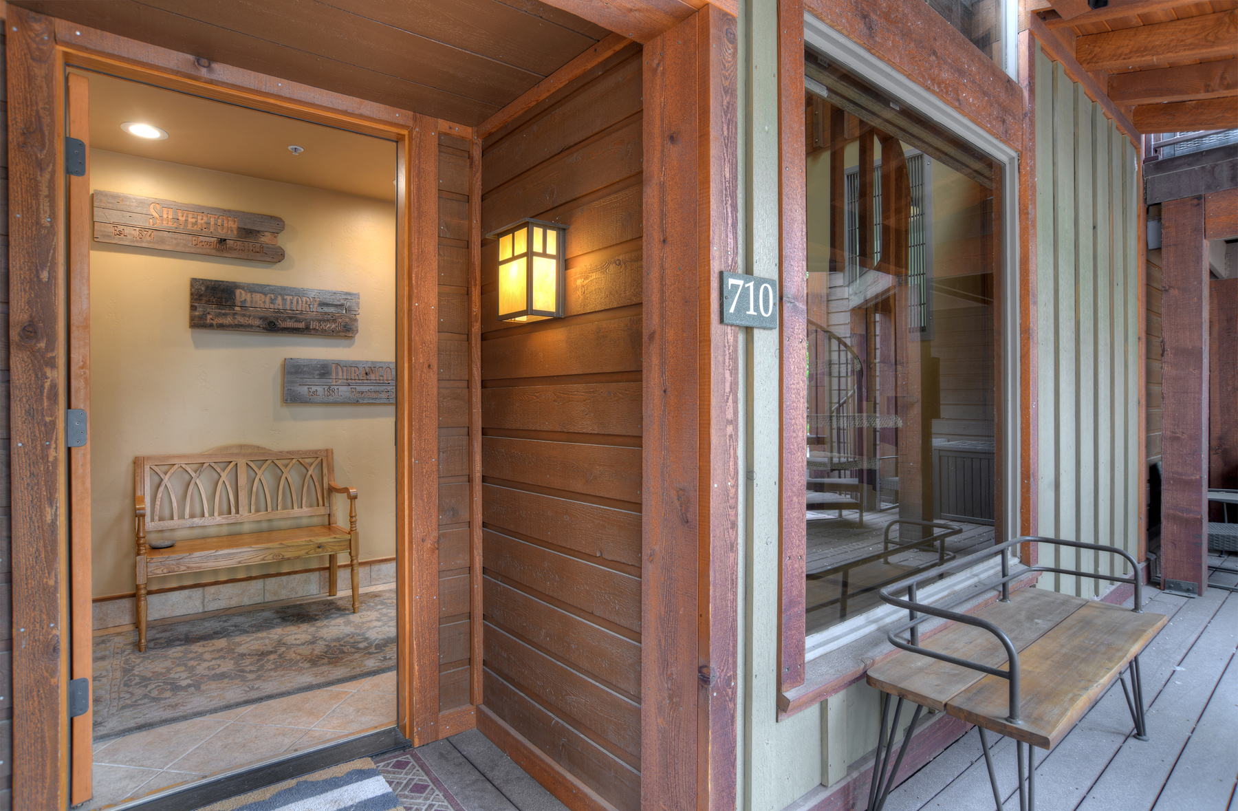 Entry way to home. 