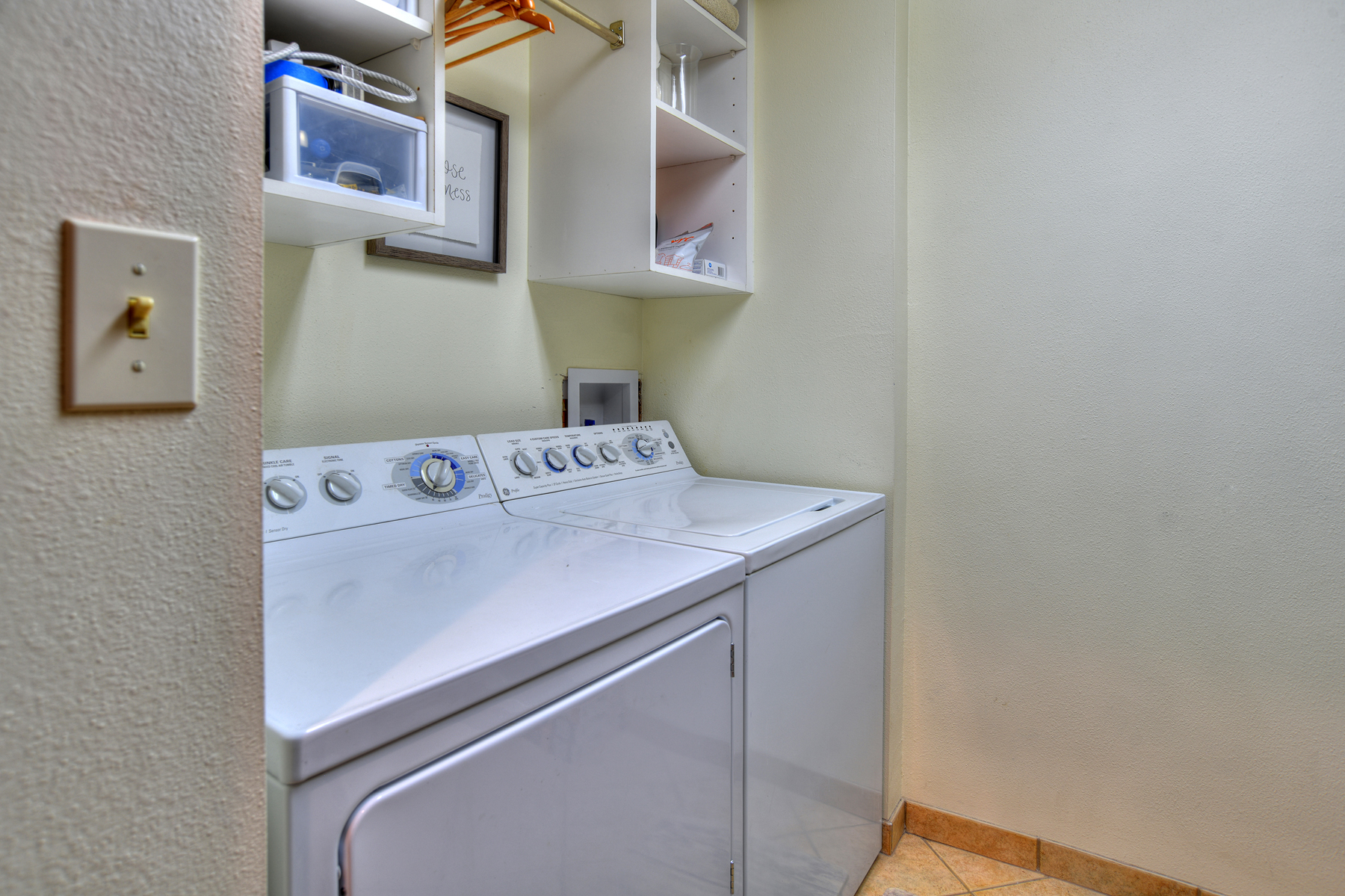 Keep things fresh with in-home laundry during your stay.