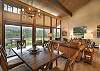 Plenty of natural light and views of the golf course from the living area. 