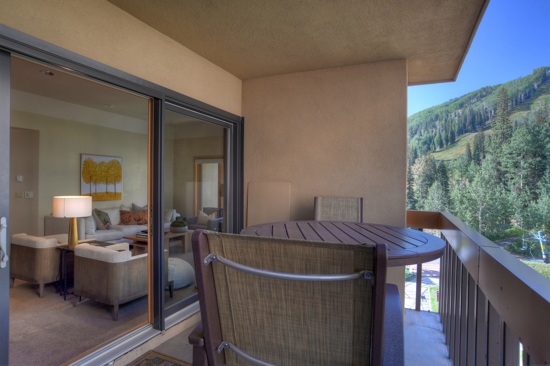 Deck off the living space