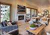 Living and Dining Spaces - Wood burning fireplace