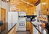Fully equipped kitchen.