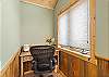 Main bedroom workspace.