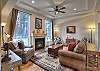 Living Room with Fireplace