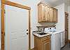 Laundry Room with Washer and Dryer (Laundry Detergent provided)