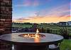 Outdoor Dining (Seating for Four (4)) with Firepit Table