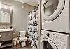 Main Bathroom with Clothes Washer and Dryer