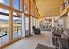 Enjoy the large picture windows in the living room.
