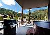 Private hot tub off the Main Living Space Deck (Views of the ski slopes across the highway at Purgatory Ski Resort)