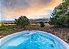 Private Hot Tub at Rocking M Ranch.