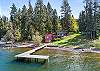 Lake front property, private beach with beautiful new dock