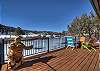 Deck overlooking the Rio Grande River. 