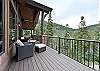 Covered Heated Deck with Outdoor Seating, Fire Pit, and Amazing Views