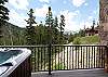 Private Hot Tub on the Covered Deck - Mountain Views