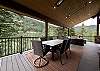 Covered Heated Deck with Outdoor Seating, Fire Pit, and Amazing Views