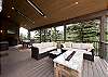 Covered Heated Deck with Outdoor Seating, Fire Pit, and Amazing Views