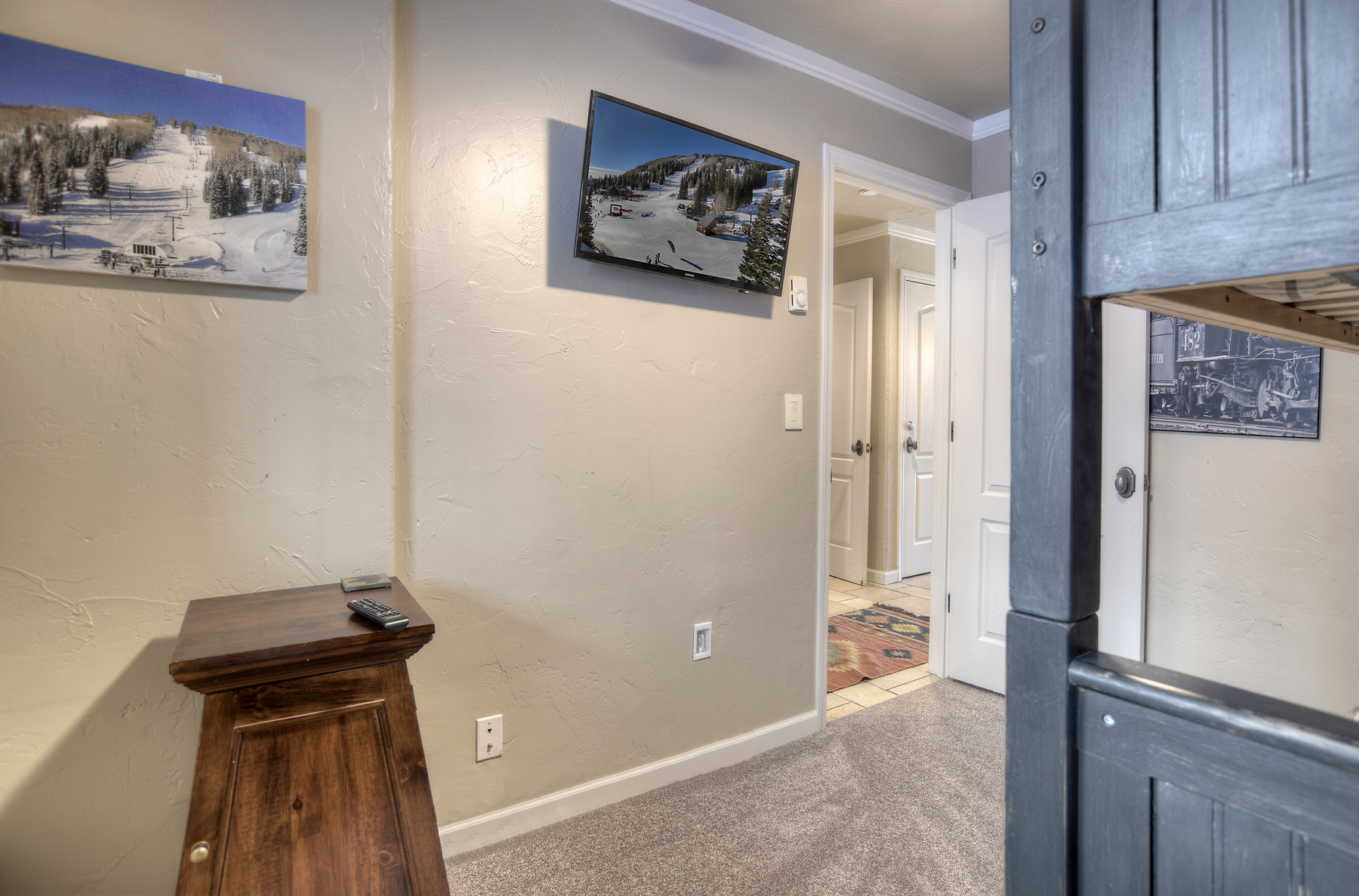 3rd Bedroom - Bunk Bed (Single over Single) and TV 