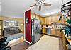 Fully Stocked Kitchen with Ceiling Fan