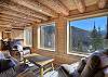 Living room with views of the Rio Grande National Forest.