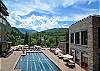 The Westin Deck with Lounge Chairs and Firepits - Views of Eagle River, Beaver Creek Resort, and Pool