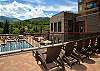 The Westin Deck with Lounge Chairs and Firepits - Views of Eagle River, Beaver Creek Resort, and Pool