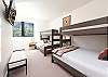 3rd Bedroom - Two Bunk Beds (Single over Queen) and TV - (2nd Floor)