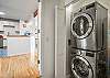 Stocked with a full size washer and dryer