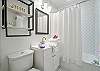 Full bathroom #2 with tub/shower combo