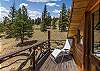 Second level deck off twin bedroom 