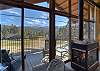 Grand Living Area with Views to the East, Balcony, Fireplace 